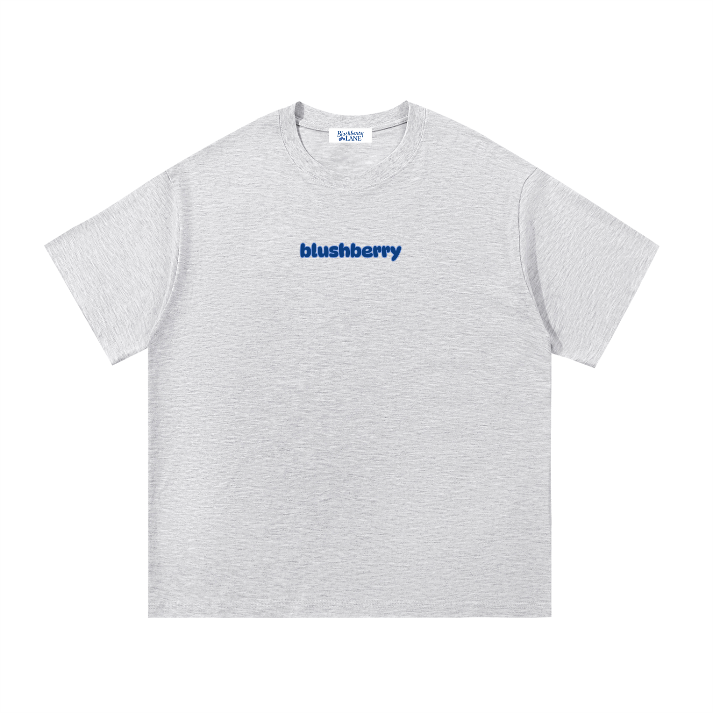blushberry tee,varsity design,cotton tee