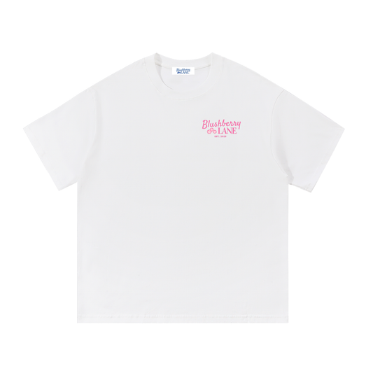 blushberry lane ,cotton tee,preppy design,inspiration tee