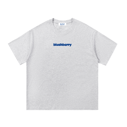blushberry tee,varsity design,cotton tee
