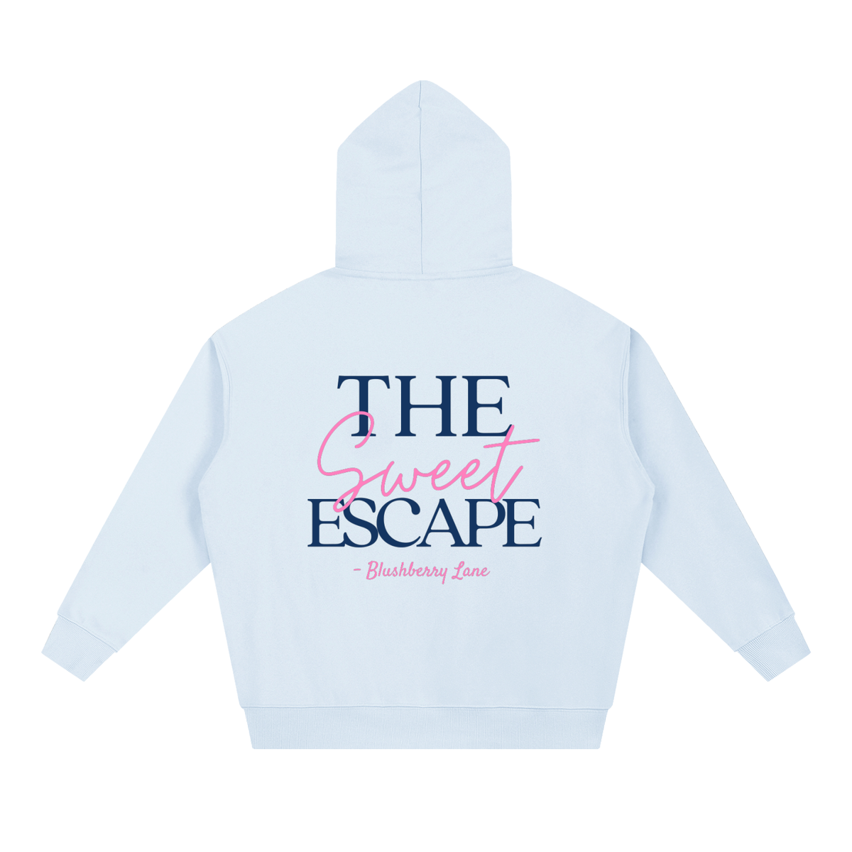 blushberry,oversized,hoodie,preppy,pink,navy