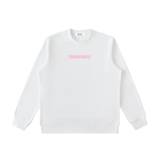 pink crewneck,blushberry,preppy crew,social edit