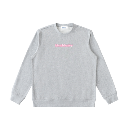 pink crewneck,blushberry,preppy crew,social edit