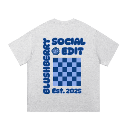 blushberry tee,varsity design,cotton tee