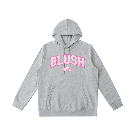 preppy hoodie,varsity design,blushberry lane,comfort