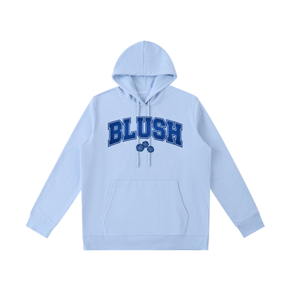 preppy hoodie,varsity design,blushberry lane,comfort