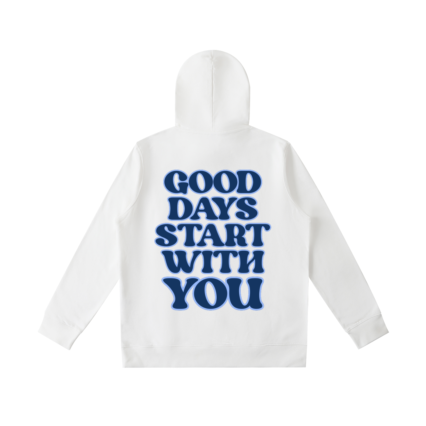 preppy hoodie,blushberry lane,inspirational design,blue hoodie