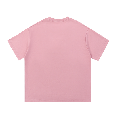 blushberry tee,varsity design,cotton tee