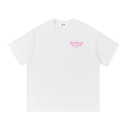blushberry lane ,cotton tee,preppy design,inspiration tee