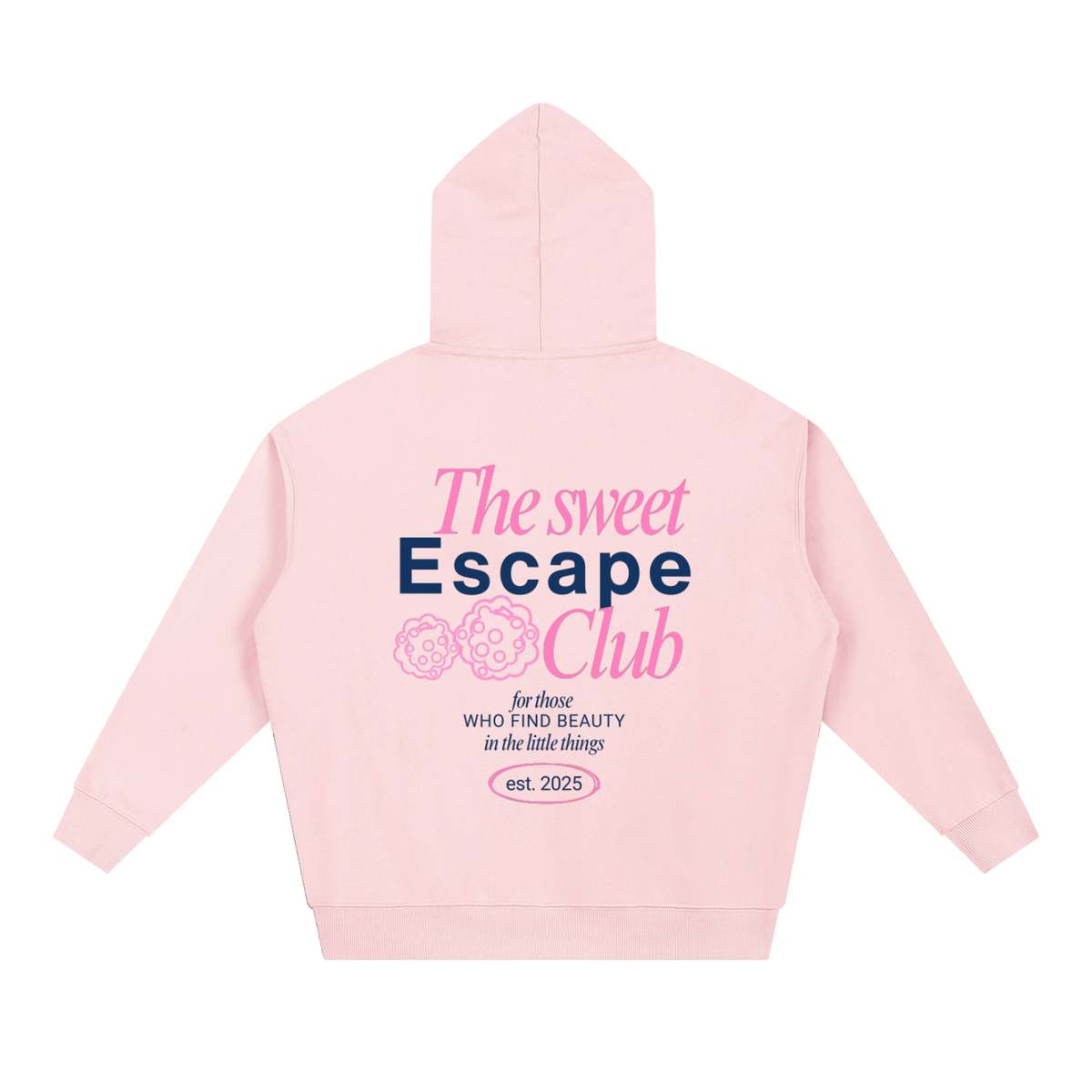 blushberry,oversized,hoodie,preppy,pink,navy