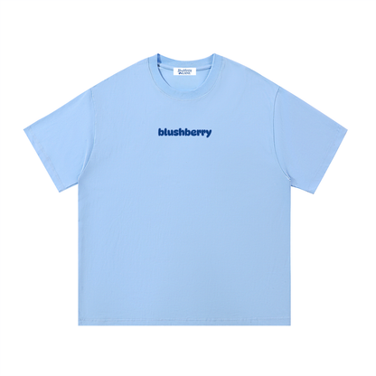 blushberry tee,varsity design,cotton tee